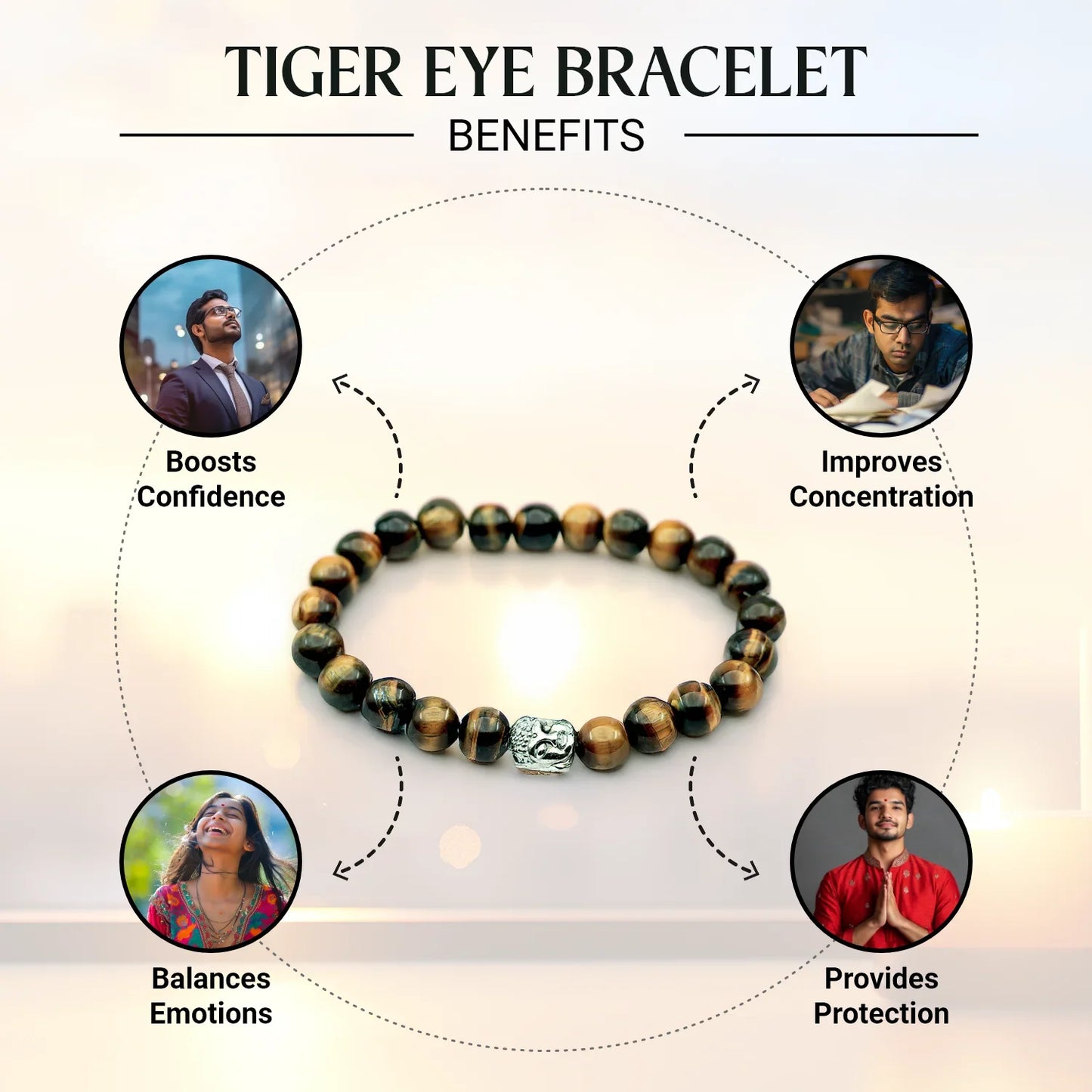 Tiger Eye Bracelet™ | Confidence & Clarity Booster