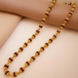 Golden Rudraksh Mala™| Protection with Presence