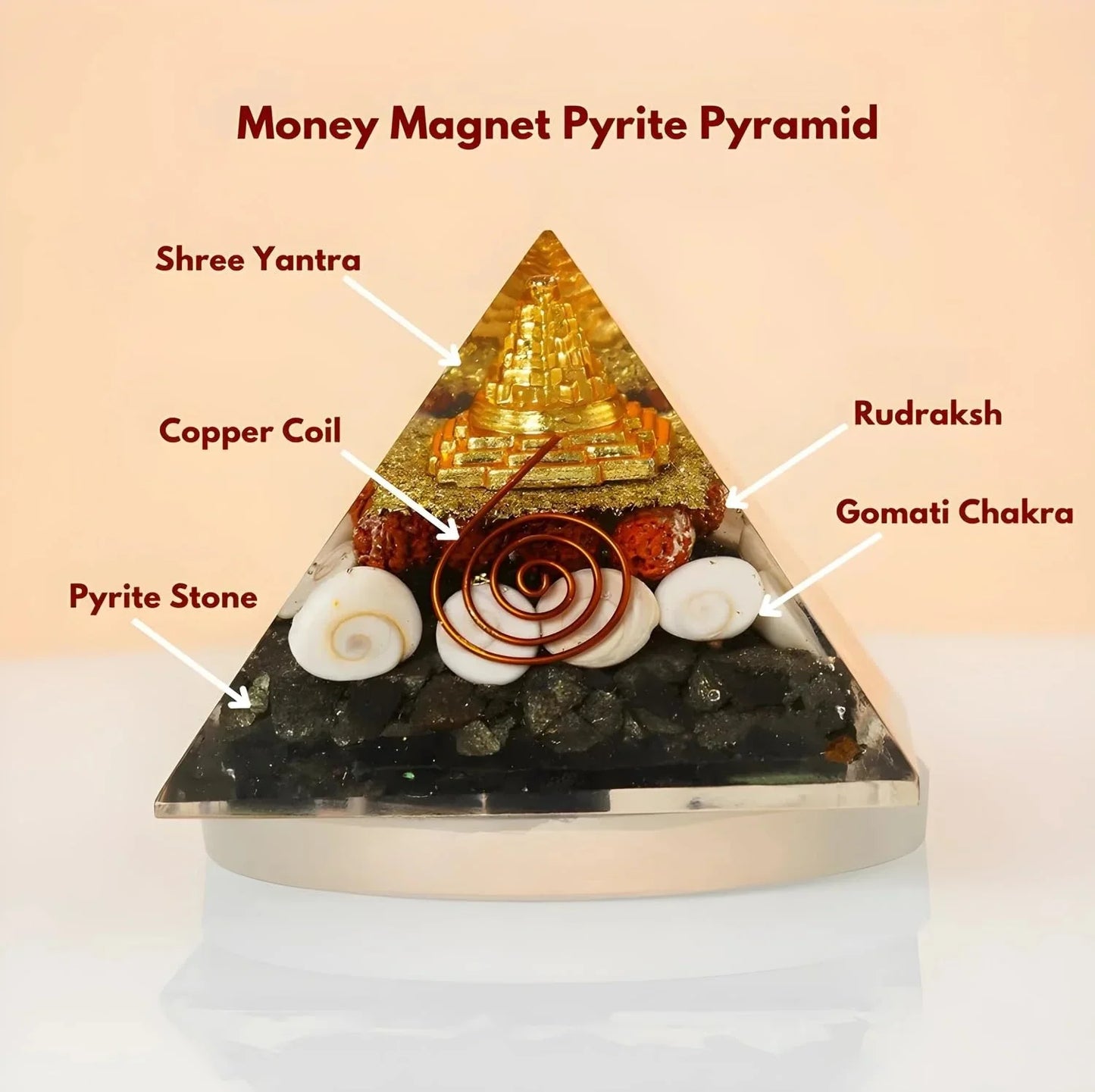 PyritePyramid™ | Fortune Holder