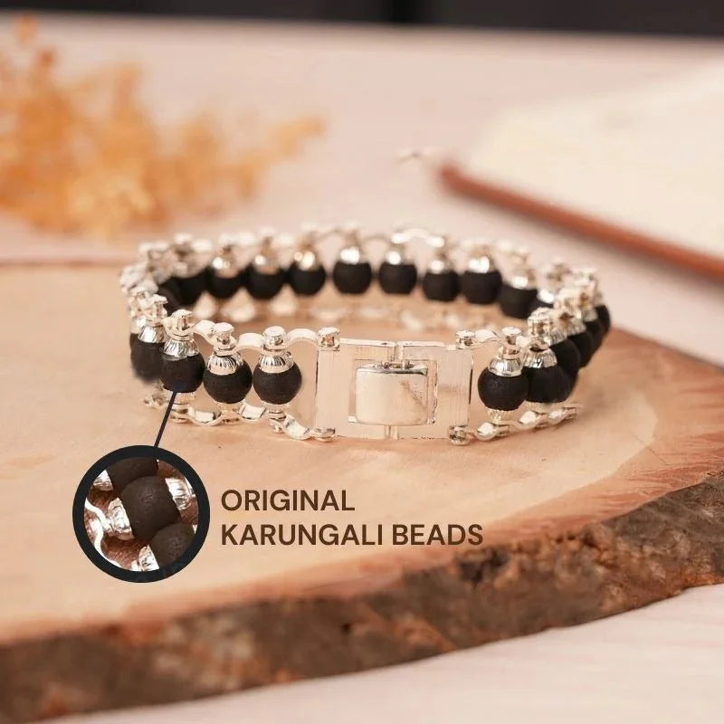 Karungali Silver Bracelet™ | Pure Protection