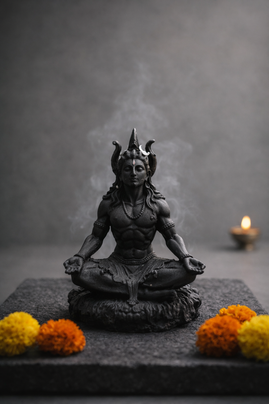 Adiyogi Shiva Idol™ | Premium Dashboard & Home Decor