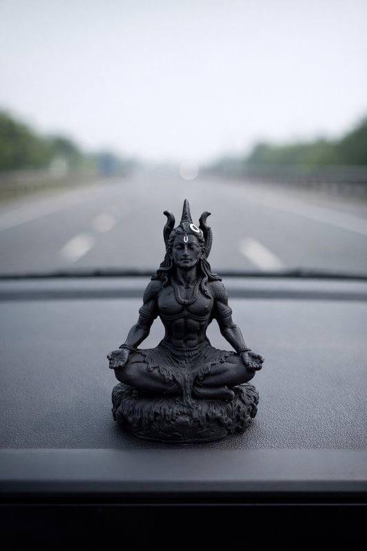 Adiyogi Shiva Idol™ | Premium Dashboard & Home Decor