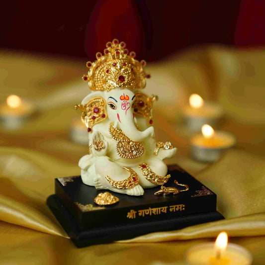 Ganesh Ji Gold Plated Idol™ | Auspicious Presence