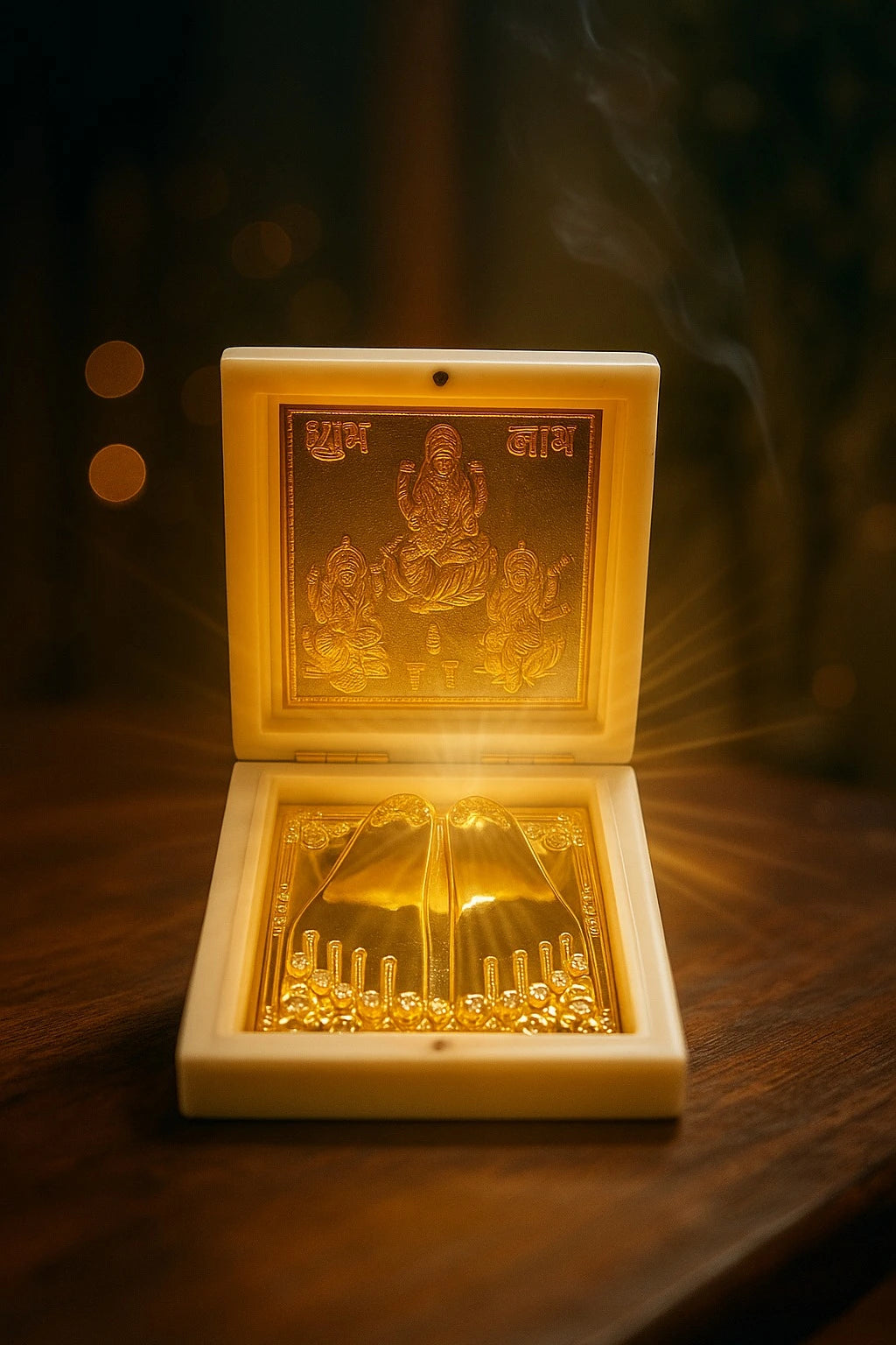 Laxmi Ganesha Charan Paduka™ | Wealth, Peace & Positive Energy Magnet