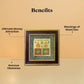 Pyrite Lakshmi Kuber Yantra Frame™ | Attract money & opportunities