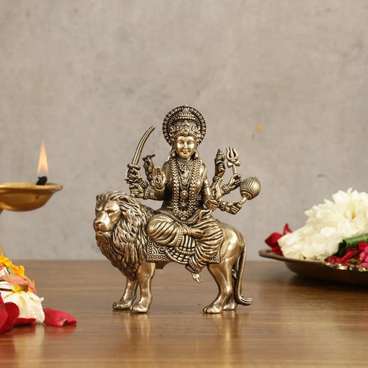 Durga Maa Brass Idol™ | Sherawali Mata Murti