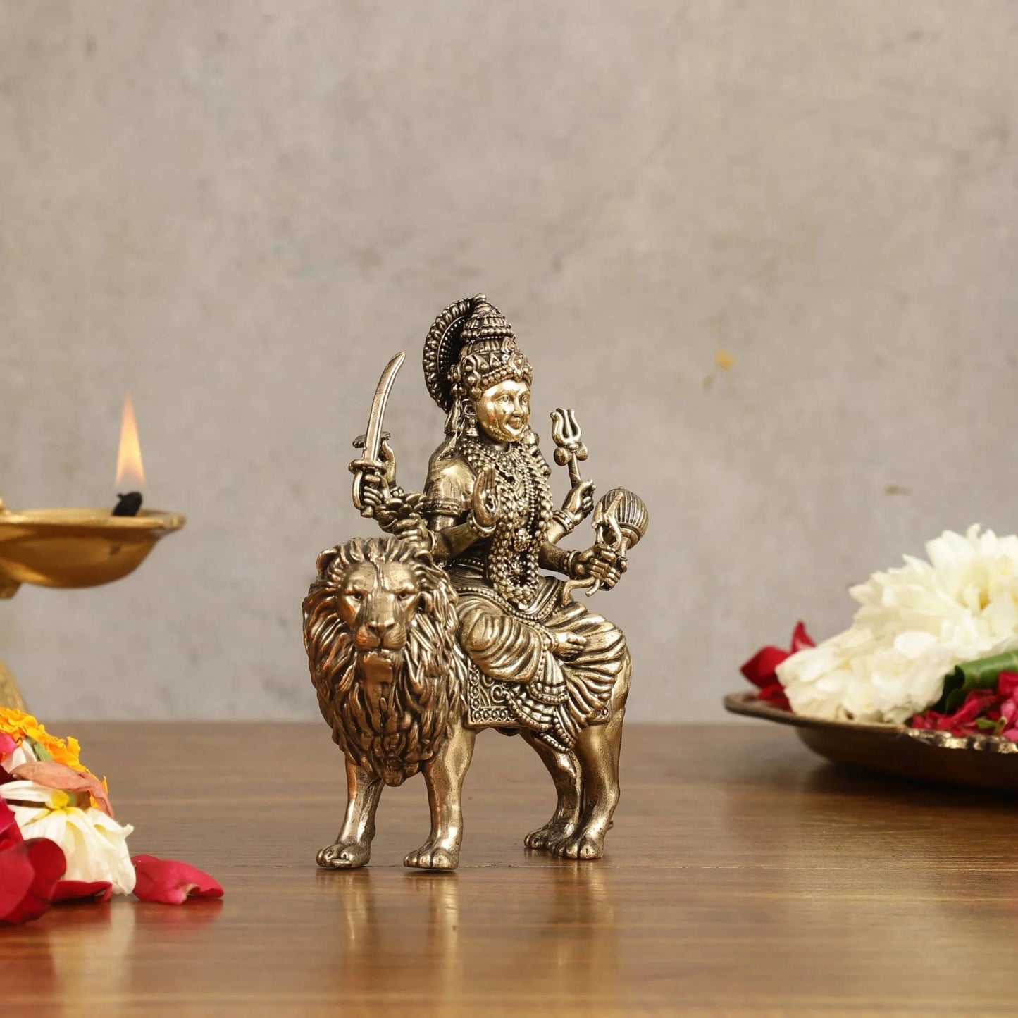 Durga Maa Brass Idol™ | Sherawali Mata Murti