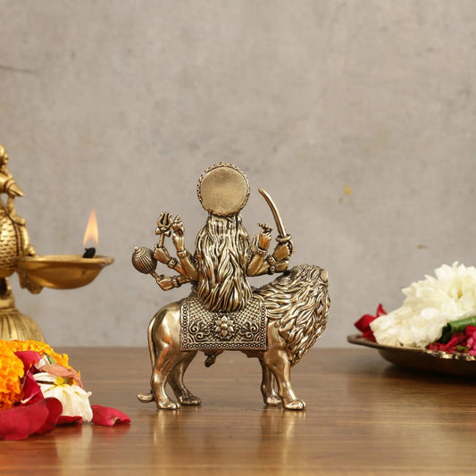 Durga Maa Brass Idol™ | Sherawali Mata Murti